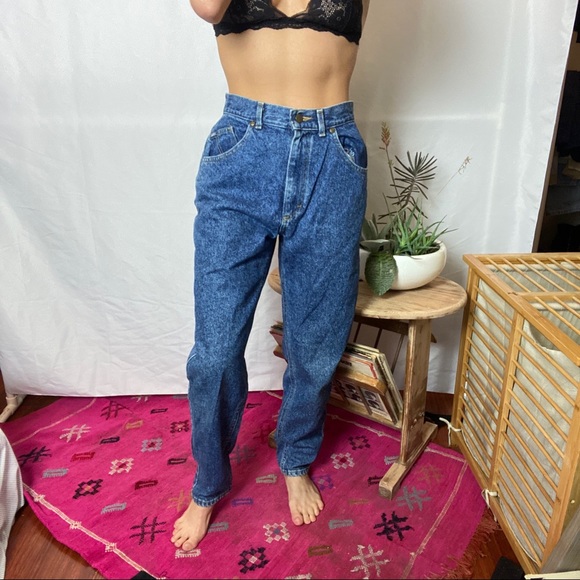 Vintage LEE dark wash mom jeans - Picture 3 of 4